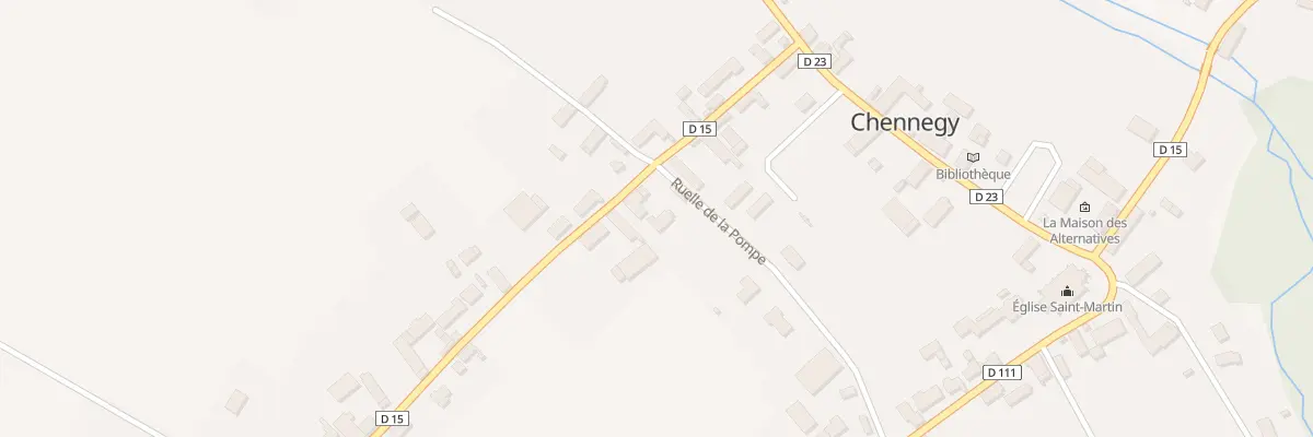 Plan du 9 Rle de la Pompe à Chennegy