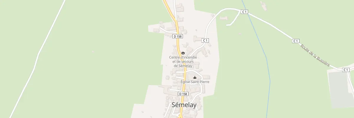 Plan du 63 Rte du Morvan à Sémelay