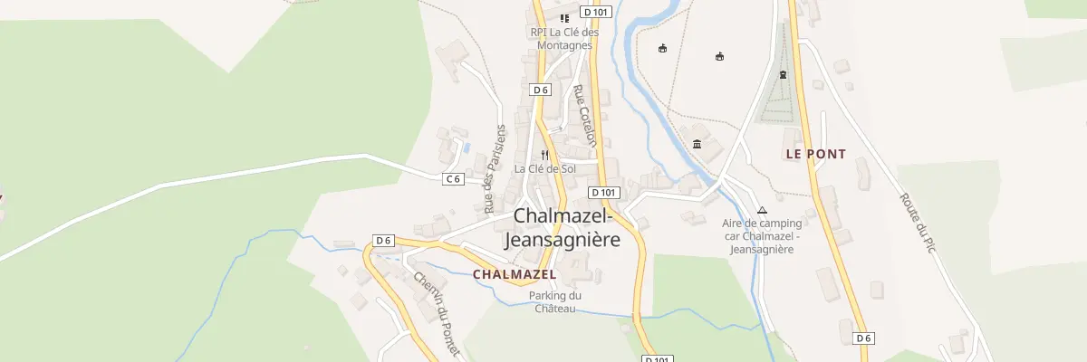 Plan du 9 Rue de la Mairie à Chalmazel-Jeansagnière