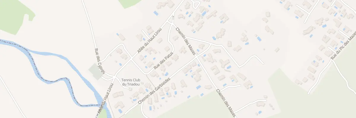 Plan du 97 Rue des Patus au Triadou