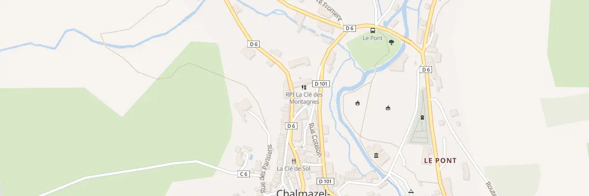 Plan du 10 Rue de la Mairie à Chalmazel-Jeansagnière