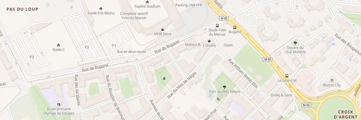 Plan du 81 Rue des Springboks à Montpellier