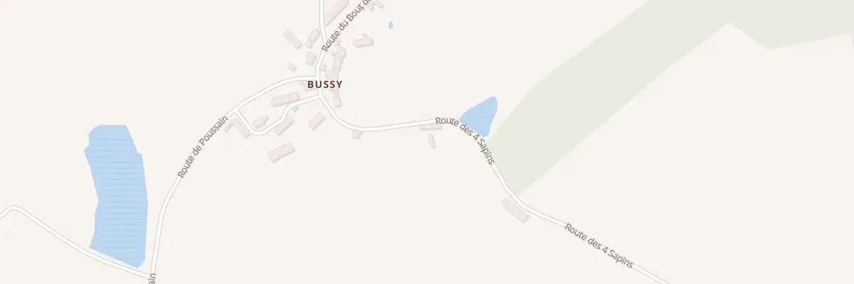 Plan du 143 Bussy à Blismes