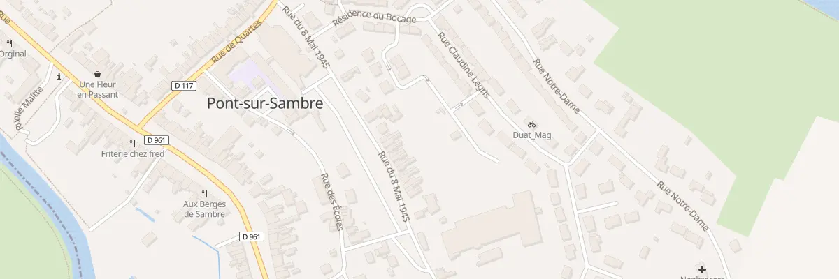 Plan du 59 Rue du Huit Mai 1945 à Pont-sur-Sambre