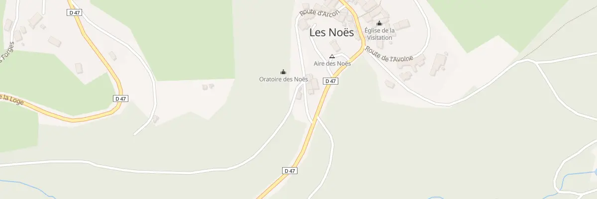 Plan du 220 Rte d’Arcon aux Noës