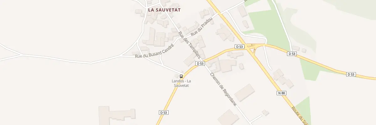 Plan du 5479 La Sauvetat à Landos