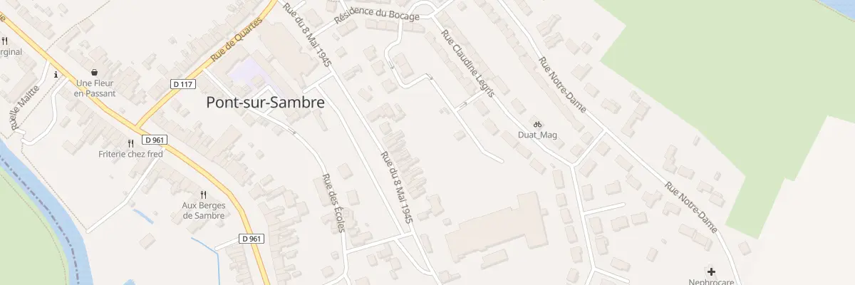 Plan du 61 Rue du Huit Mai 1945 à Pont-sur-Sambre