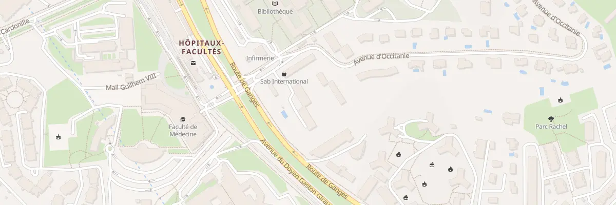Plan du 120 Av d’Occitanie à Montpellier