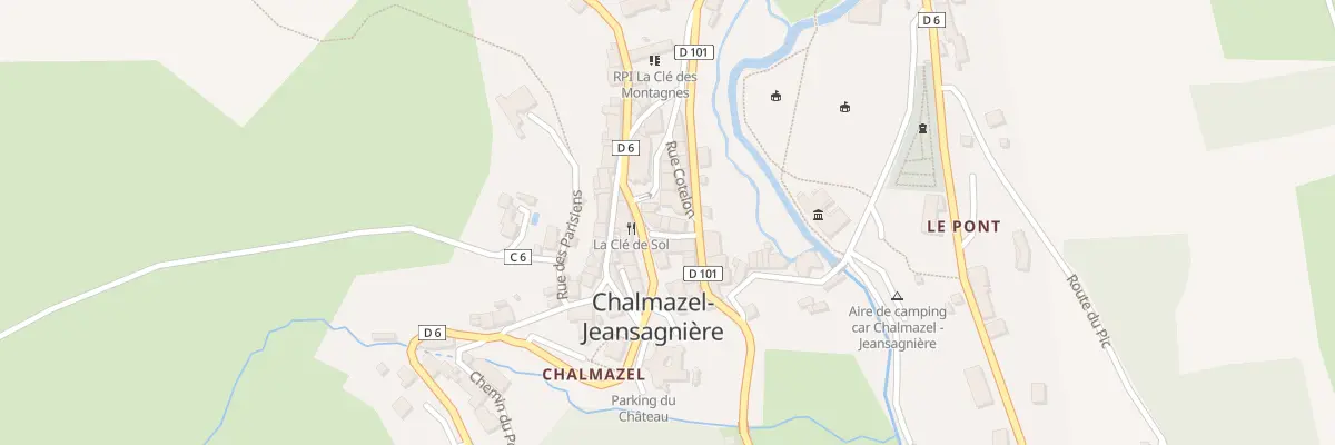 Plan du 1 Rue du Bachat Fournet à Chalmazel-Jeansagnière
