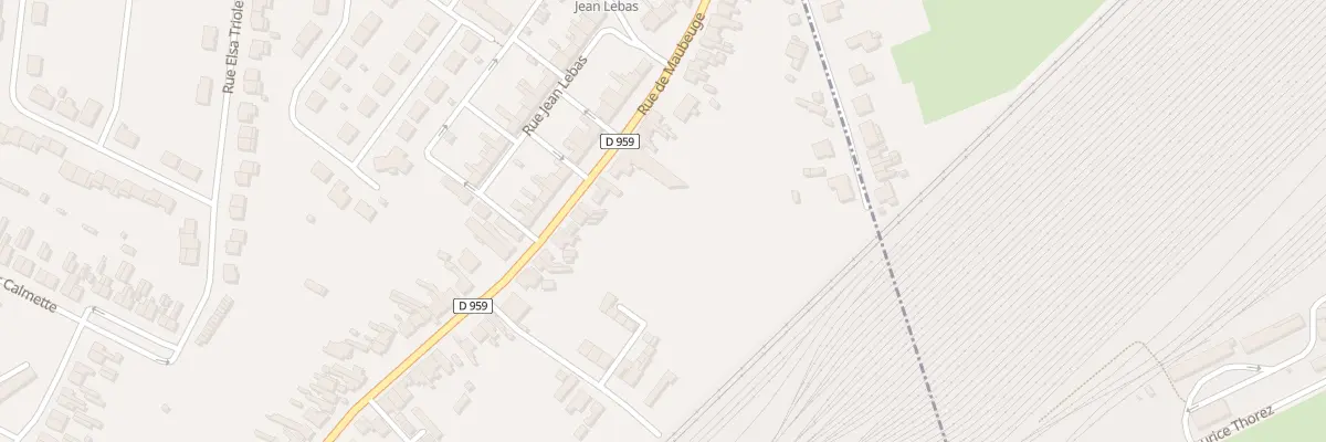 Plan du 128 Rue de Maubeuge à Aulnoye-Aymeries