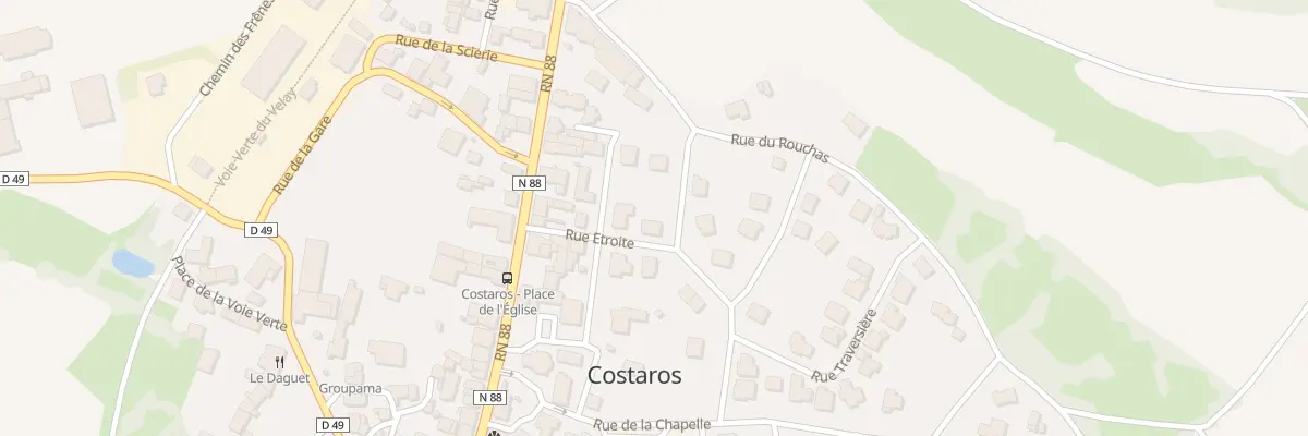 Plan du 5 Rue Etroite à Costaros