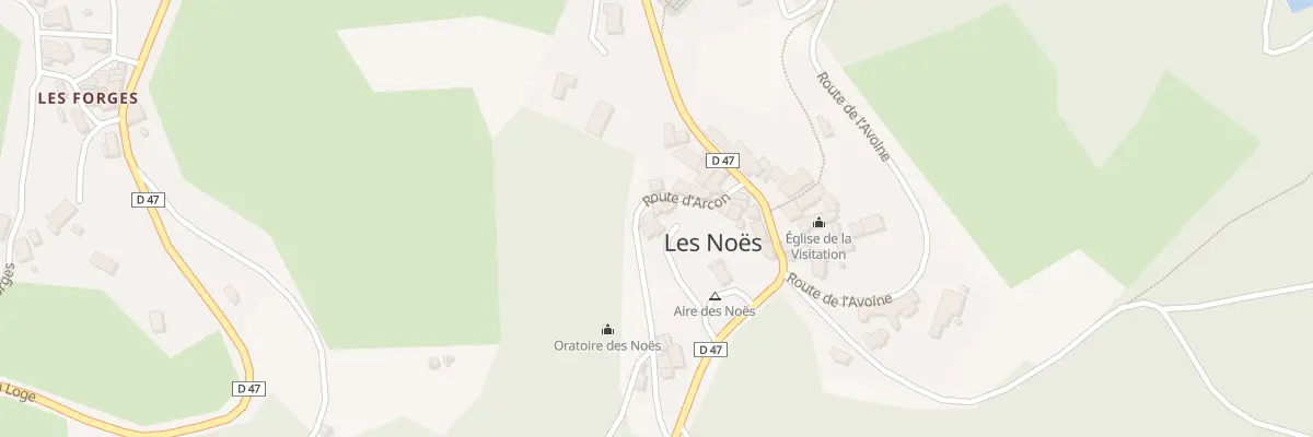 Plan du 37 Rte d’Arcon aux Noës
