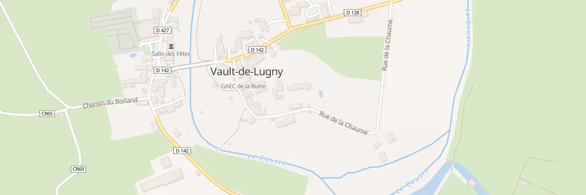 Plan du 11 Rue de la Chaume à Vault-de-Lugny
