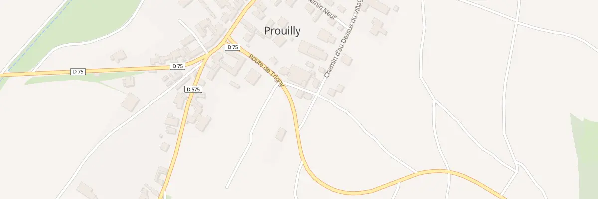 Plan du 2 Che de la Glisiere à Prouilly