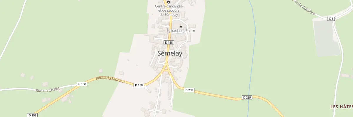Plan du 223 Le Bourg à Sémelay