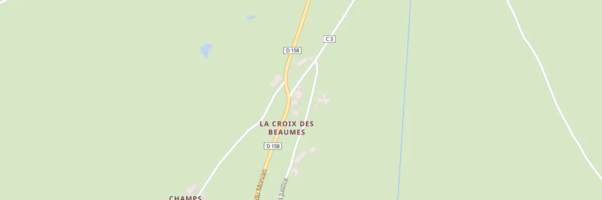 Plan du 42 Rte du Morvan à Sémelay
