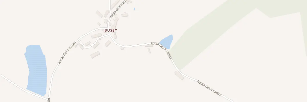Plan du 142 Bussy à Blismes