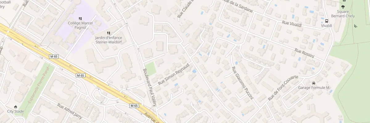 Plan du 11 Rue Simon Reynaud à Montpellier