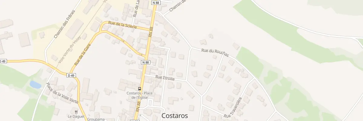 Plan du 5 Rue du Nord à Costaros