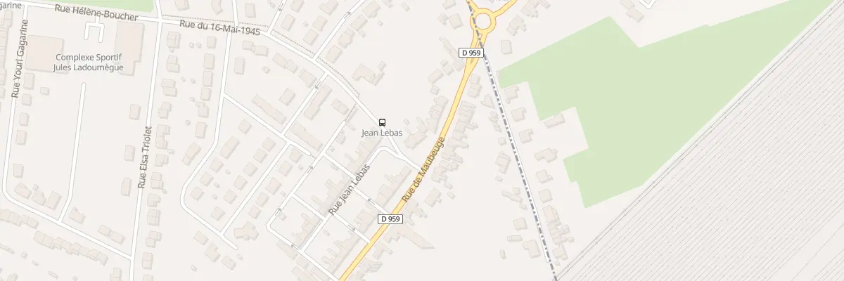 Plan du 155 Rue de Maubeuge à Aulnoye-Aymeries