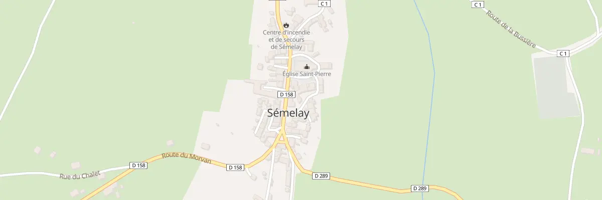 Plan du 3A Rue Saint Jean Bosco à Sémelay