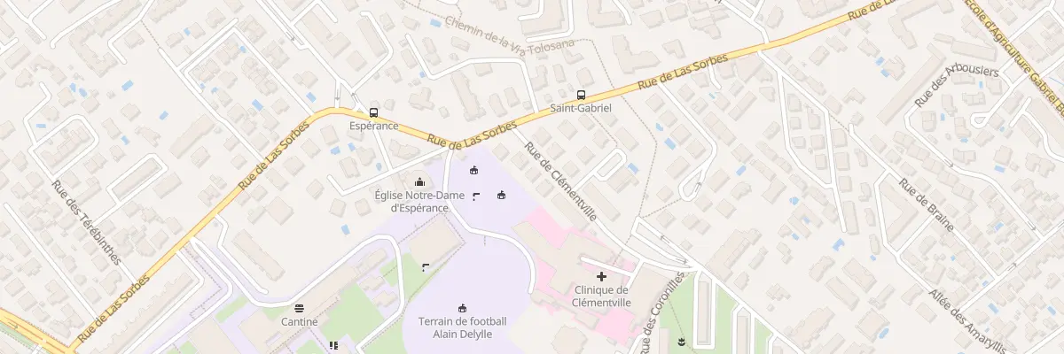 Plan du 33 Rue de Clémentville à Montpellier