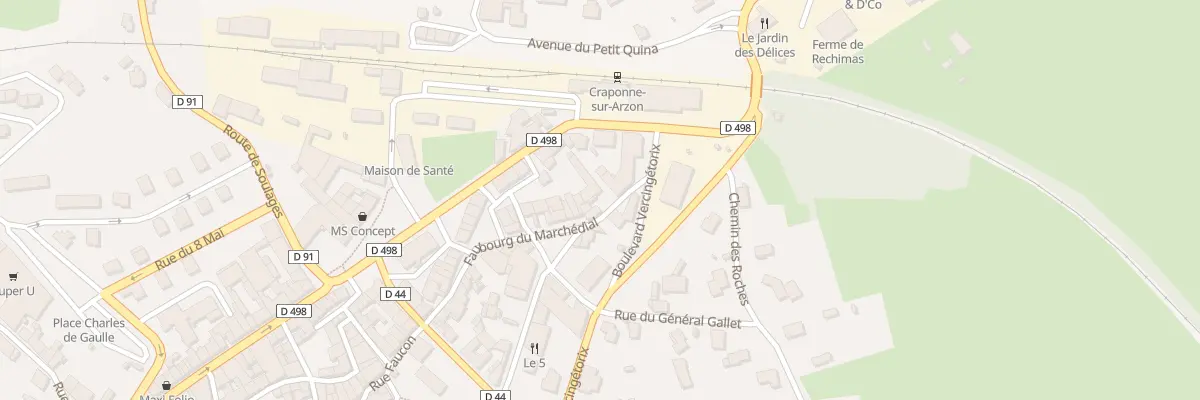 Plan du 23 Fg du Marchedial à Craponne-sur-Arzon