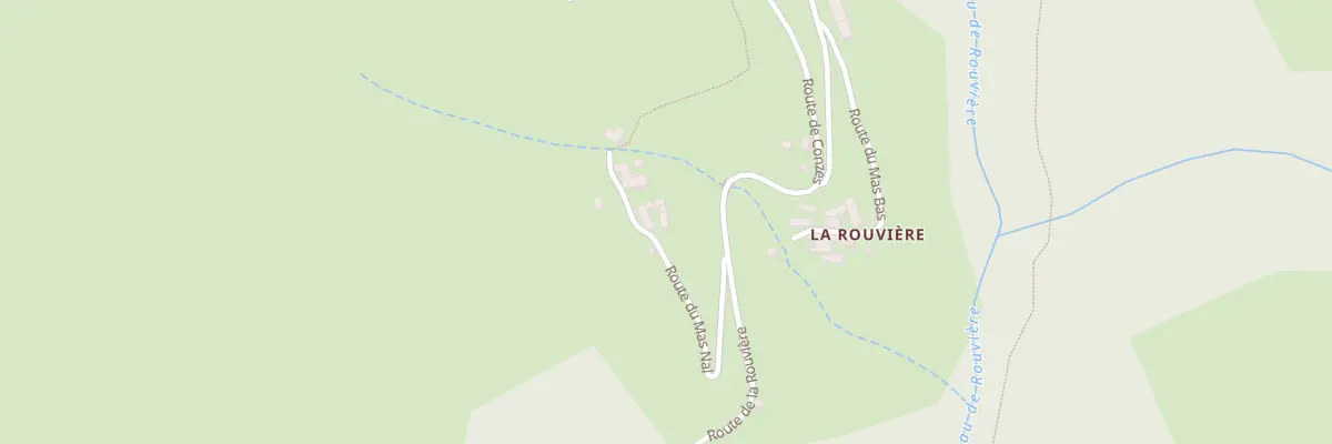 Plan du 5045 Rouviere Haute à Altier