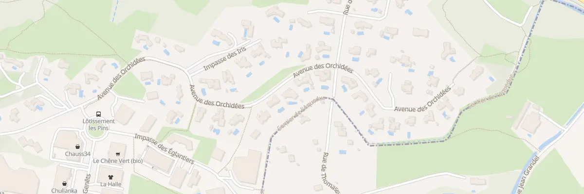 Plan du 1020 Av des Orchidees à Saint-Clément-de-Rivière