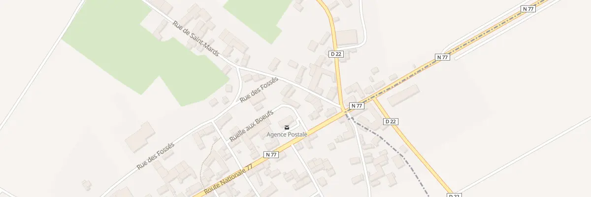 Plan du 2 Rue de Saint-mards à Villeneuve-au-Chemin