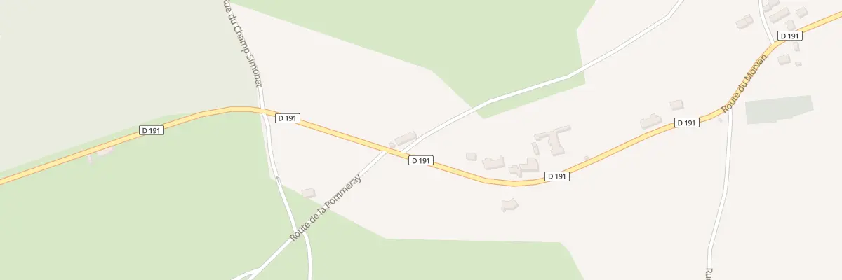 Plan du 3 Rte du Morvan à Savigny-Poil-Fol