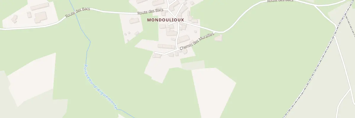 Plan du 5090B Mondoulioux à Beaune-sur-Arzon