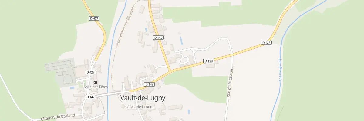 Plan du 3 Rue de la Gauderie à Vault-de-Lugny