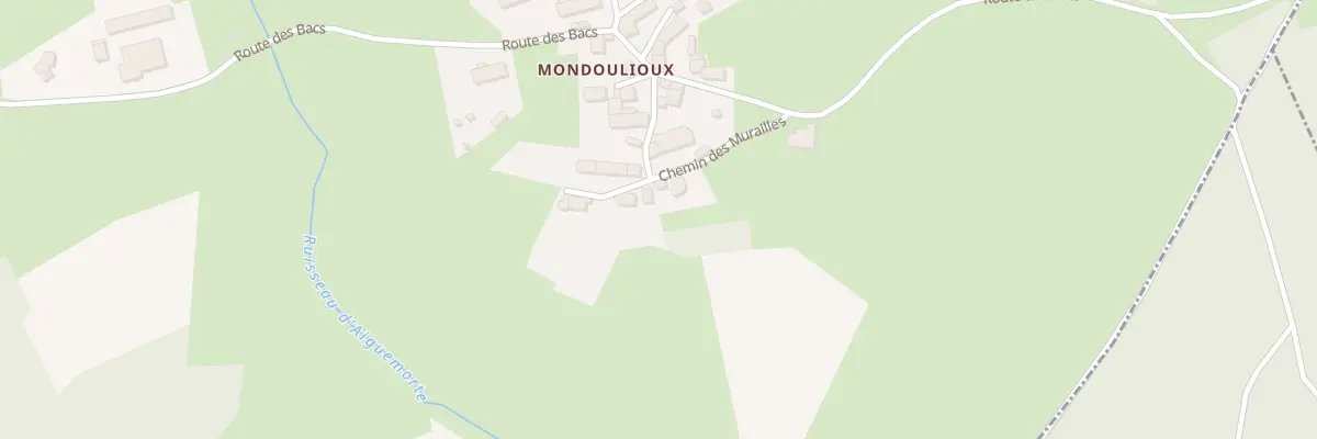 Plan du 5090A Mondoulioux à Beaune-sur-Arzon