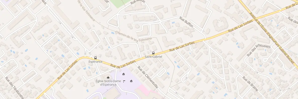 Plan du 1048 Rue de Las Sorbes à Montpellier