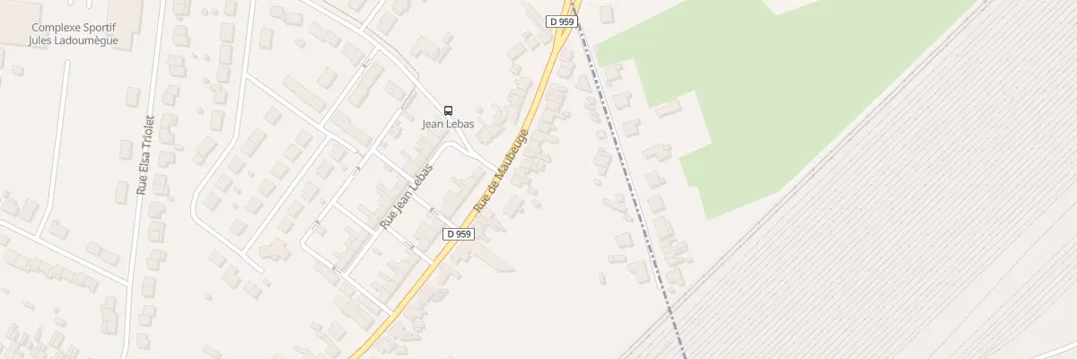 Plan du 156 Rue de Maubeuge à Aulnoye-Aymeries