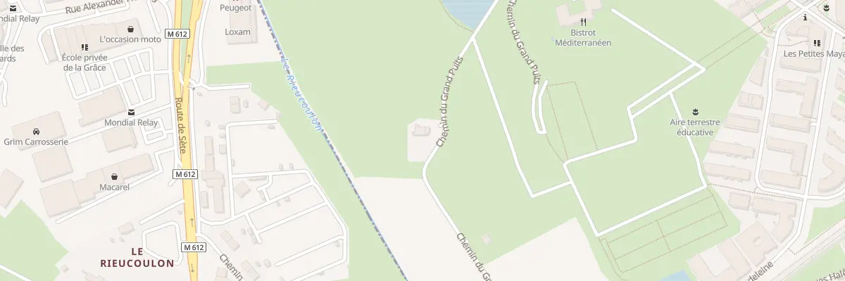Plan du 366 Che du Grand Puits à Montpellier