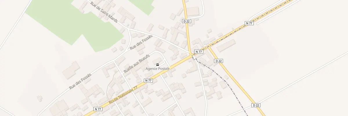 Plan du 9 Rte Nationale 77 à Villeneuve-au-Chemin