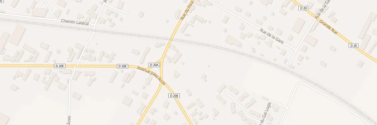 Plan du 17 Rue du Four à Châtres