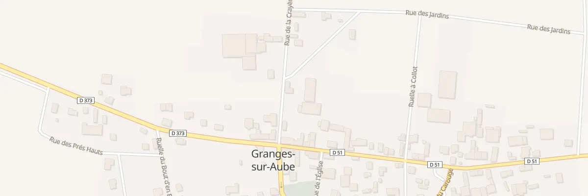 Plan du 8 Rue de la Crayere à Granges-sur-Aube