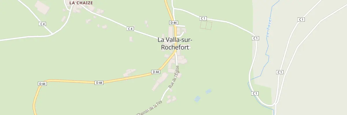 Plan du 2 Rue de l’Église à La Valla-sur-Rochefort