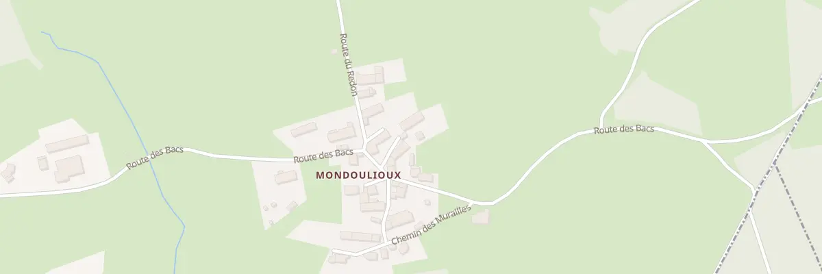 Plan du 5084 Mondoulioux à Beaune-sur-Arzon