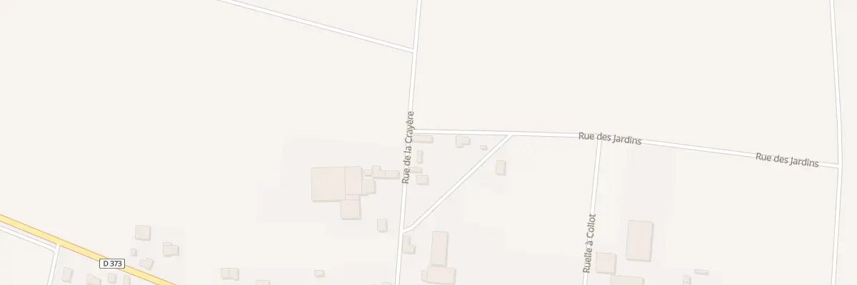 Plan du 2 Rue des Jardins à Granges-sur-Aube