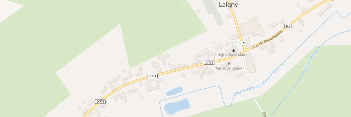 Plan du 14 Rue de Voulpaix à Laigny
