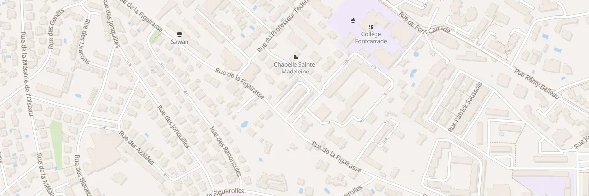 Plan du 23 Rue de la Figairasse à Montpellier