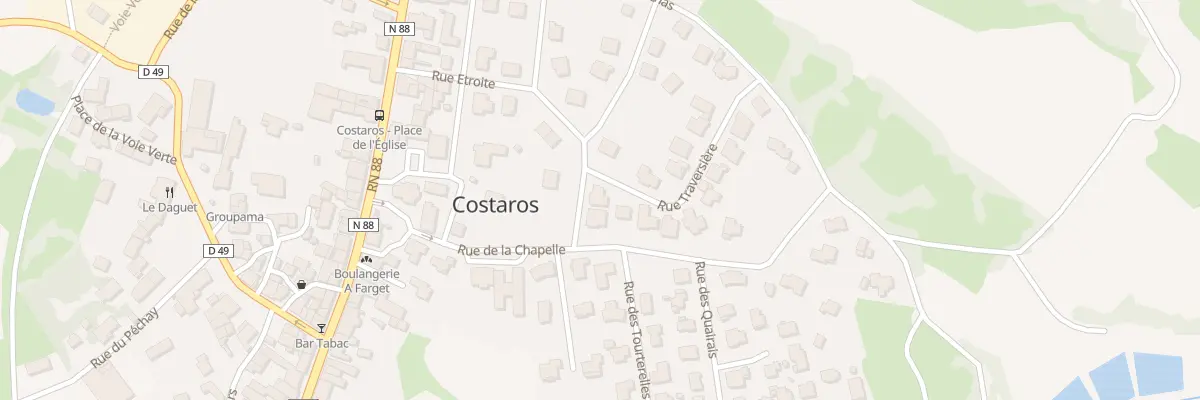 Plan du 4 Rue Centrale à Costaros