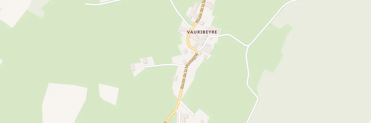 Plan du 5310A Vauribeyre à Sauvessanges