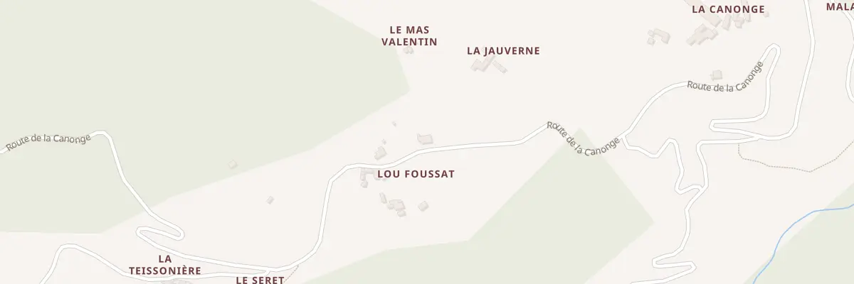 Plan du 5042 Lou Foussat à Saint-Hilaire-de-Lavit