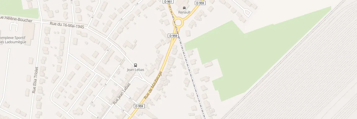 Plan du 176 Rue de Maubeuge à Aulnoye-Aymeries