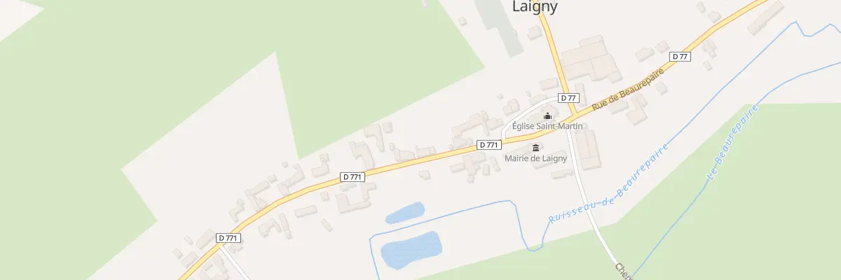 Plan du 12 Rue de Voulpaix à Laigny